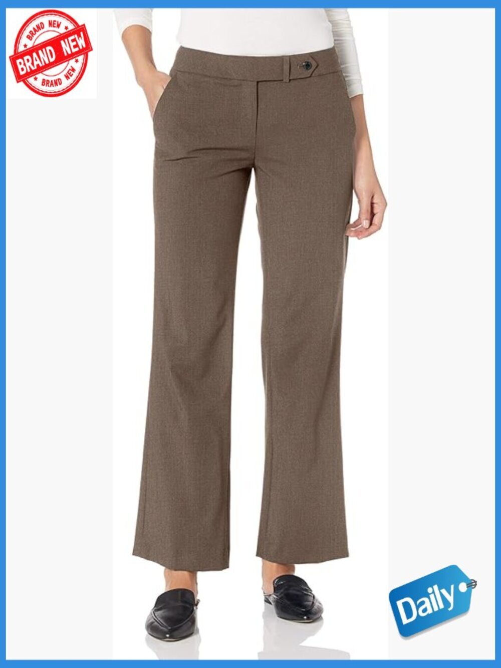 Modern Fit Suit Pant - Straight Leg Dress Slacks